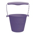 purpurowe składane wiaderko do piasku scrunch - 1.jpg