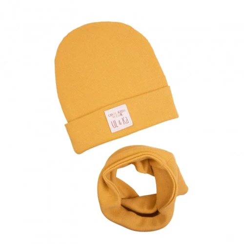 czapka z kominem mustard line ulka - 1.webp